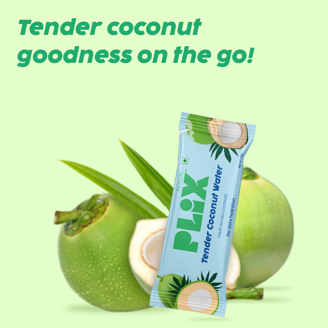 Tender Coconut Water Premix Powder for Energy & Hydration 60 Pack