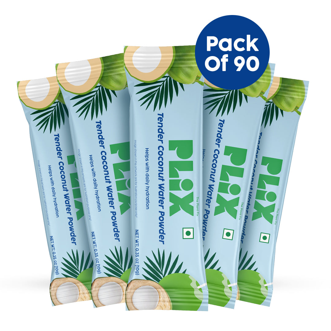 Tender Coconut Water Premix Powder for Energy & Hydration 90 Pack